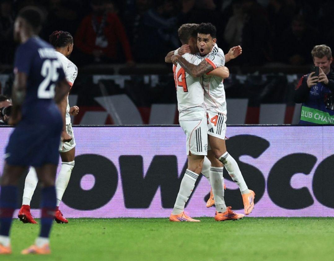 欧冠焦点战：拜仁2-1力克巴黎 豪取16连胜 迪亚斯双响后染红