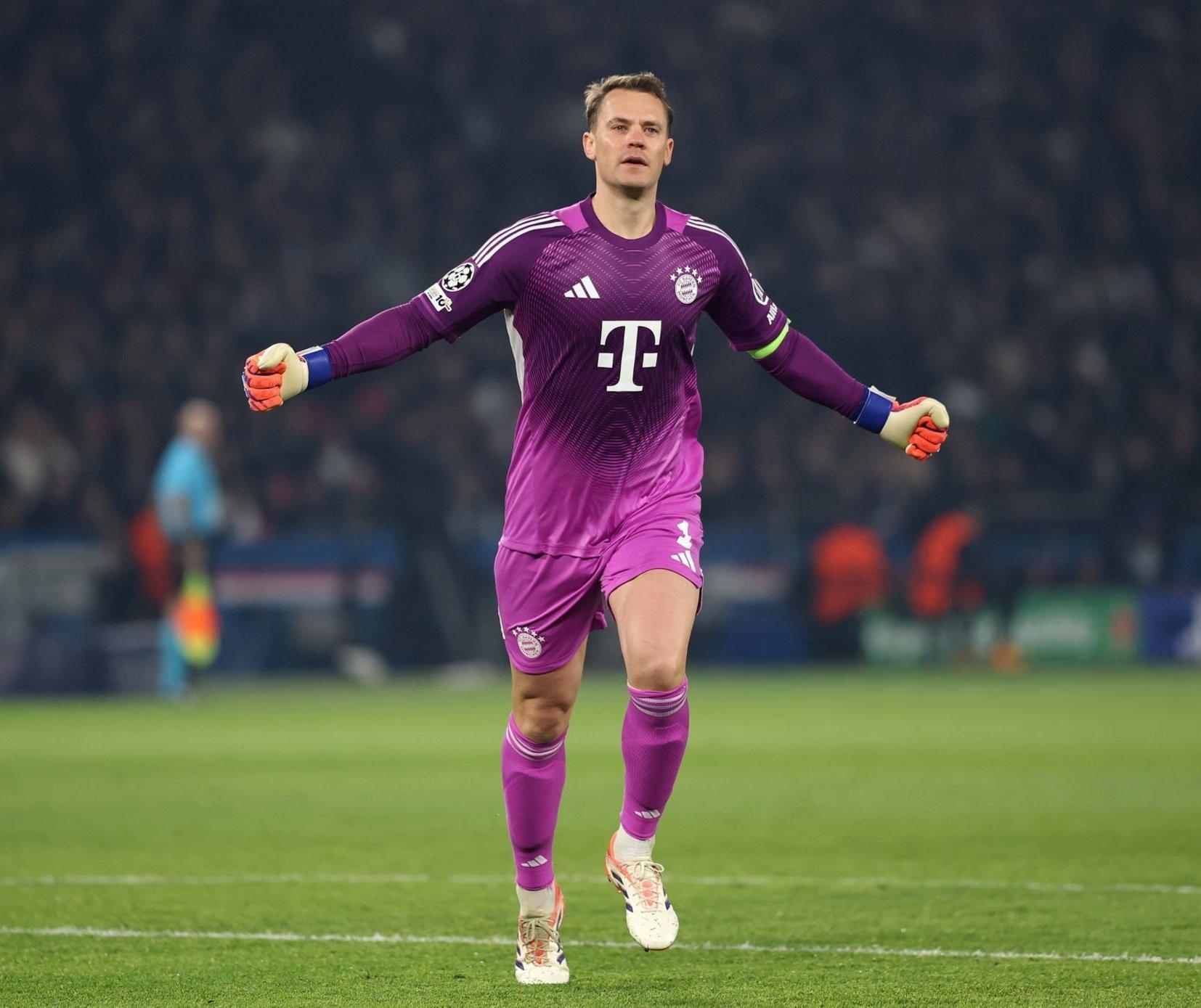 欧冠焦点战：诺伊尔8次神扑当选巴黎vs拜仁全场最佳