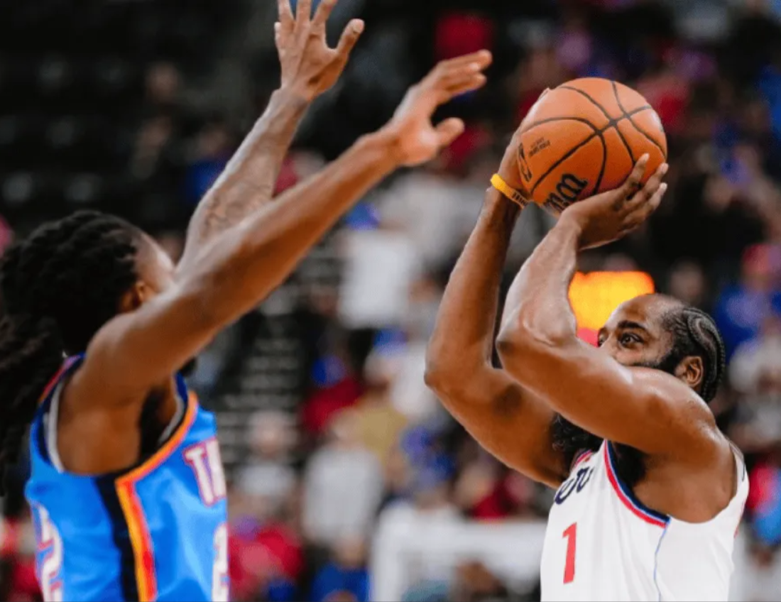 哈登首节精彩表现