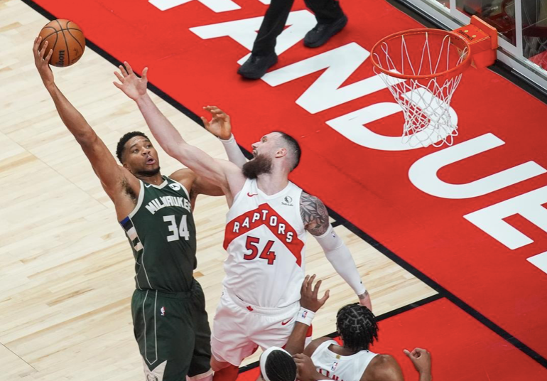 NBA常规赛：猛龙28分大胜雄鹿，6人上双豪取3连胜搅局东部