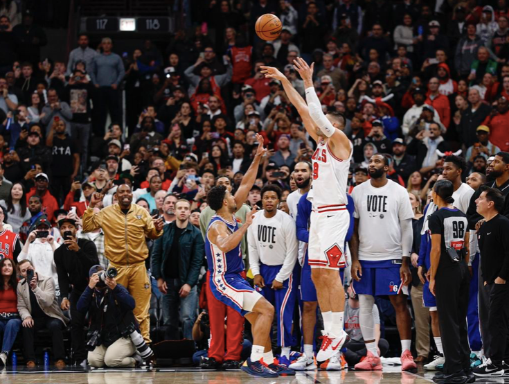 24分史诗级逆转！公牛登顶东部第一，吉迪创纪录恩比德成罪人