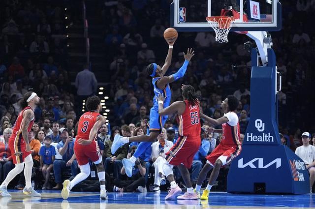 NBA历史新纪录！亚历山大连续三场30分钟内狂轰30+