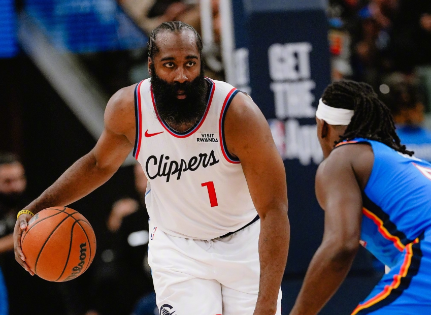 NBA快船19分惨败雷霆8连胜，哈登25分难挽败局揭示四大问题