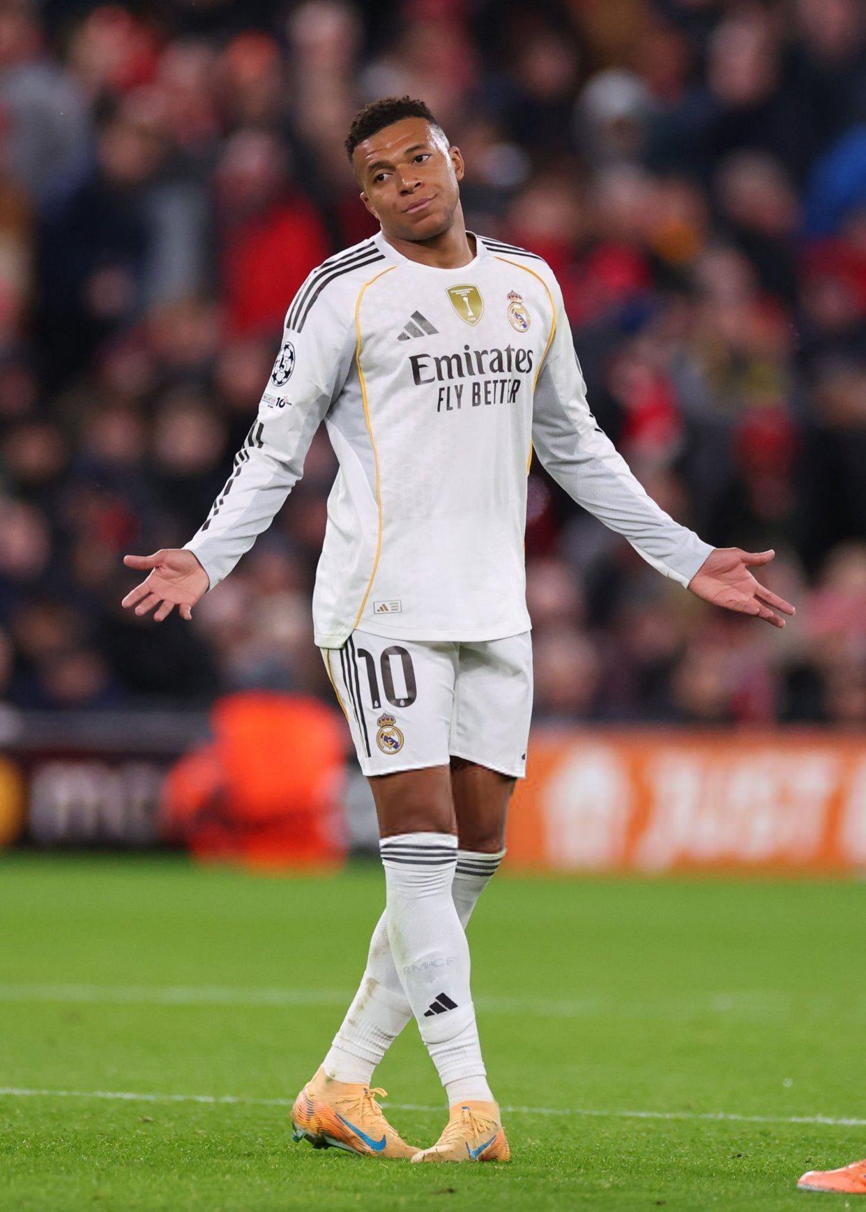 欧冠焦点战：皇马0-1负于利物浦，姆巴佩状态低迷成失利主因