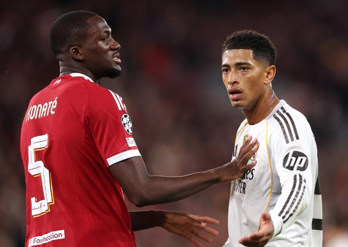 利物浦1-0力克皇马！贝林厄姆创纪录，阿诺德遭遇双重打击