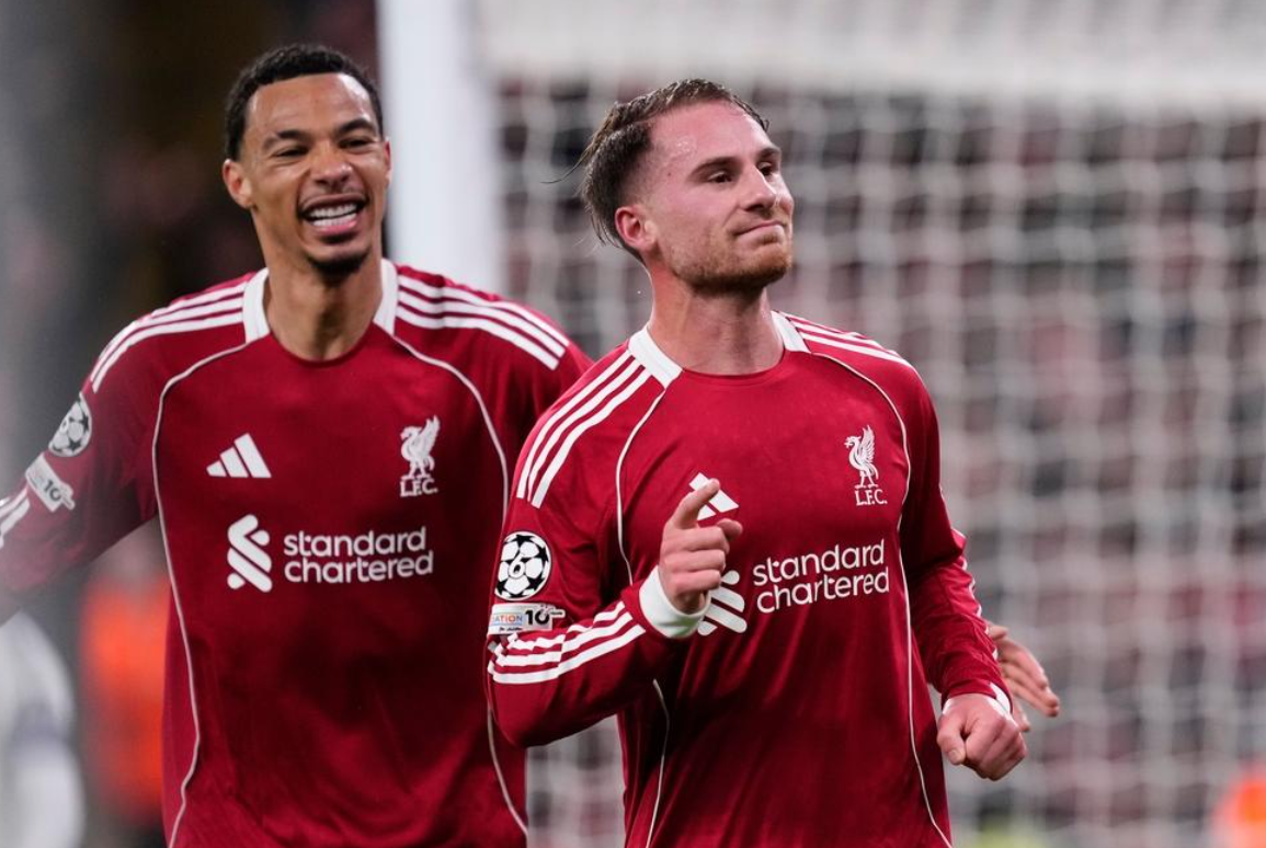 欧冠焦点战：阿根廷球星麦卡利斯特建功，利物浦1-0力克皇马