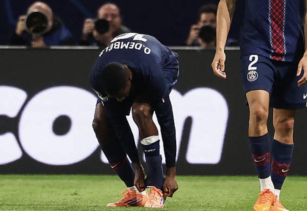 登贝莱欧冠再伤退！对阵拜仁被李刚仁换下后直奔更衣室