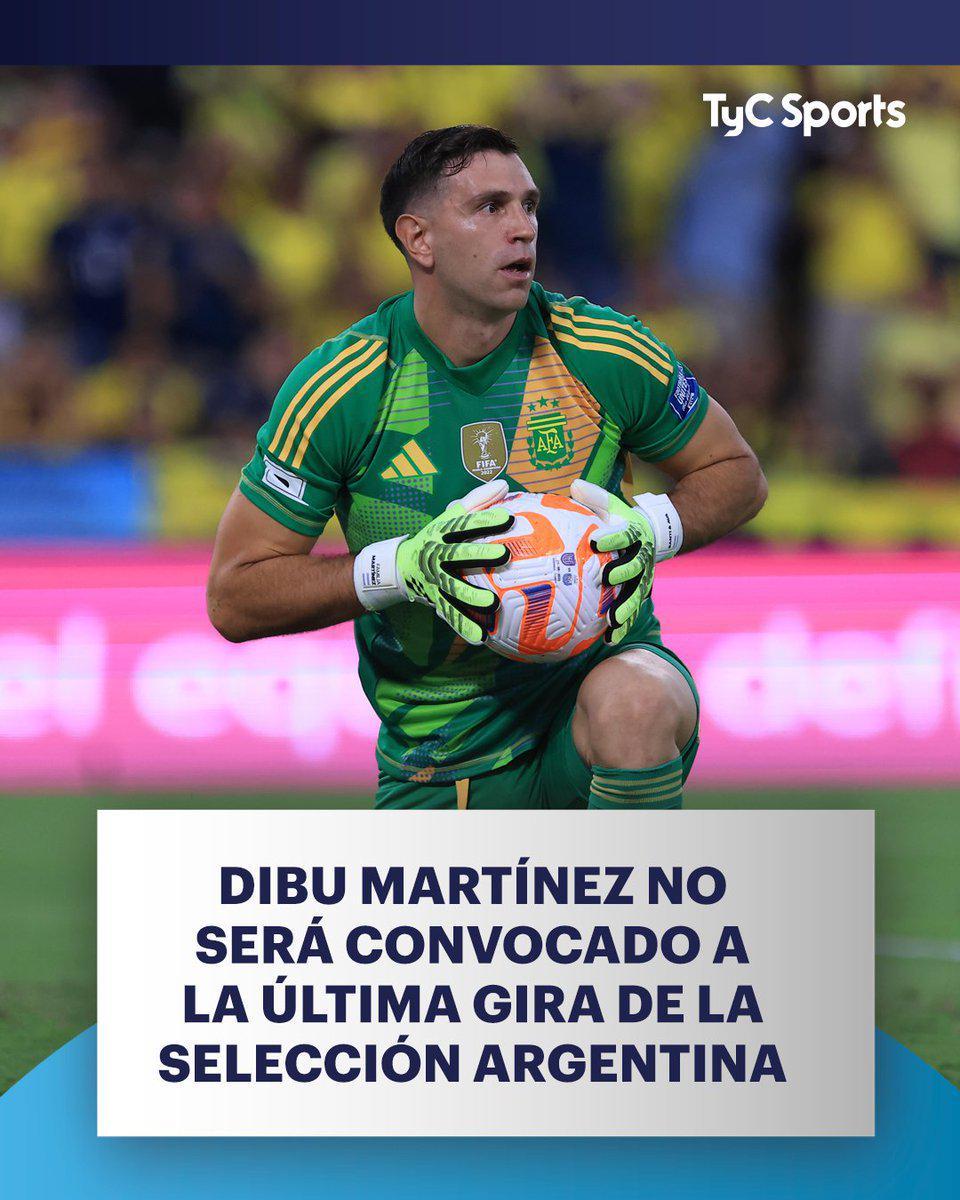 TyC独家：阿根廷11月友谊赛大名单或无大马丁，斯卡洛尼安排其轮休