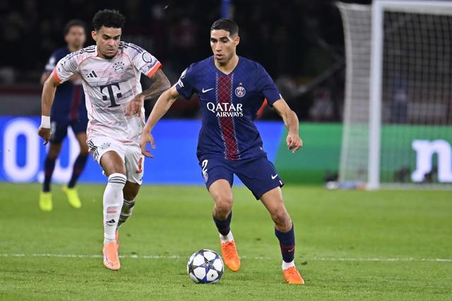 巴黎圣日耳曼伤情更新：阿什拉夫、登贝莱、门德斯伤缺数周