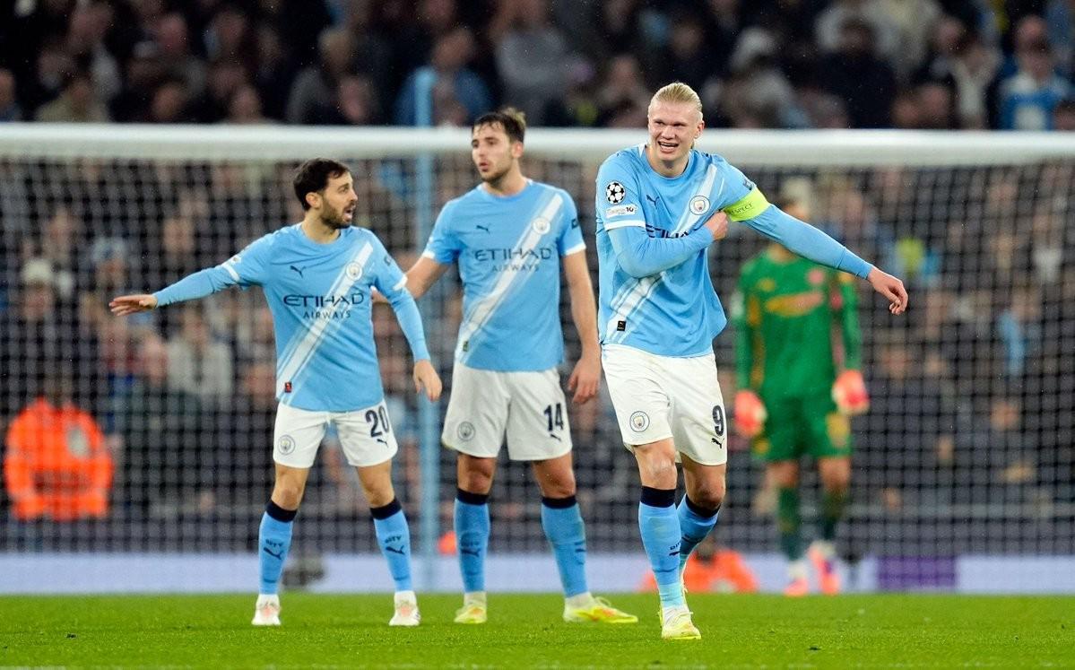 哈兰德创曼城欧冠新纪录：连续5场破门成队史第一人