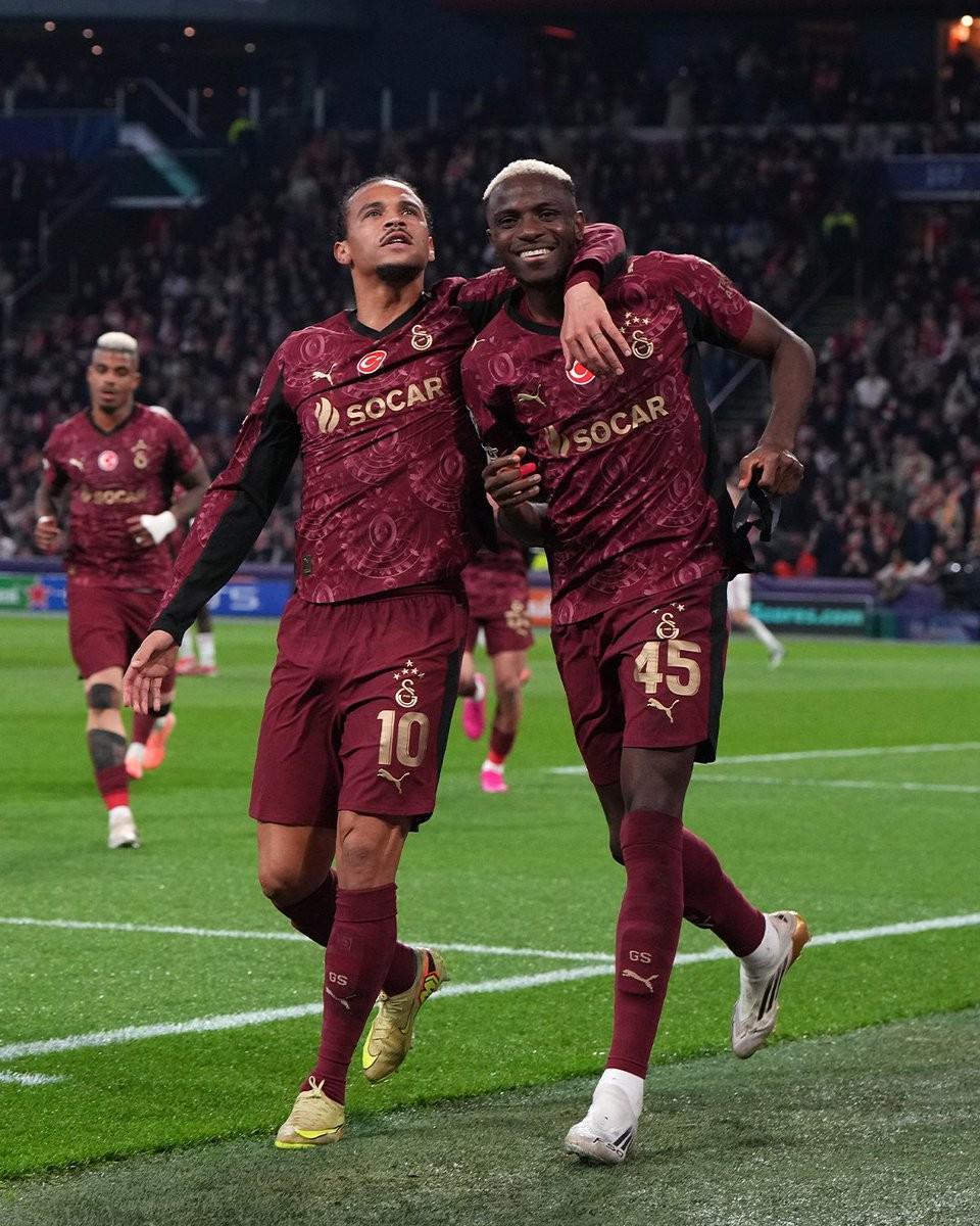 奥斯梅恩创历史：加拉塔萨雷队史第二位欧冠戴帽球员