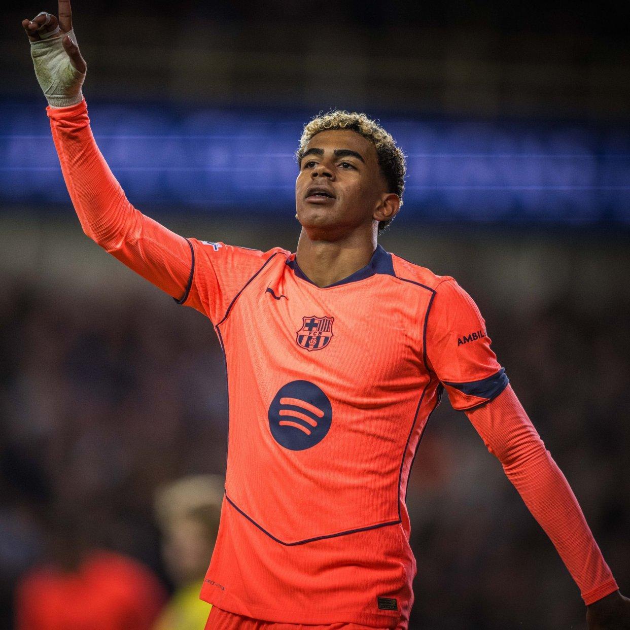 2亿身价亚马尔力挽狂澜！巴萨3-3战平布鲁日，欧冠前8梦碎