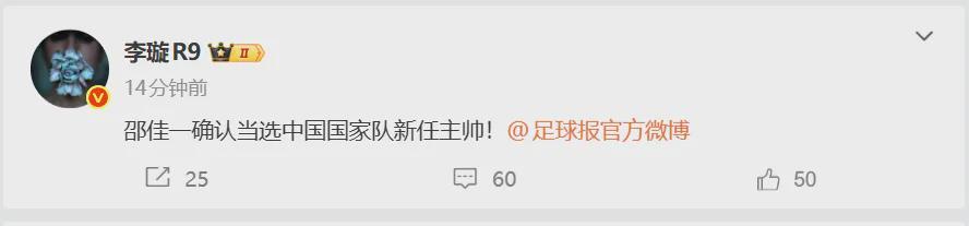 国足新帅尘埃落定：邵佳一力压郑智及欧洲名帅上任