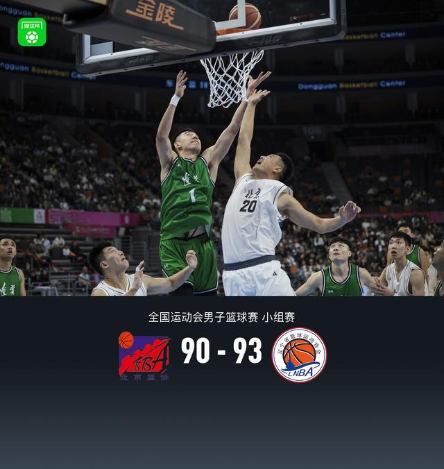全运男篮小组赛：辽宁93-90险胜北京，赵继伟23+14闪耀全场