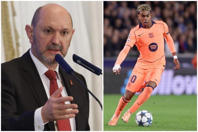 西足协主席盛赞亚马尔头脑出众，肯定特瓦斯贡献