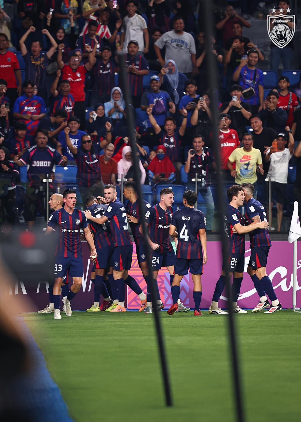 柔佛新山主帅盛赞球员：亚冠精英联赛3-1胜申花表现惊艳