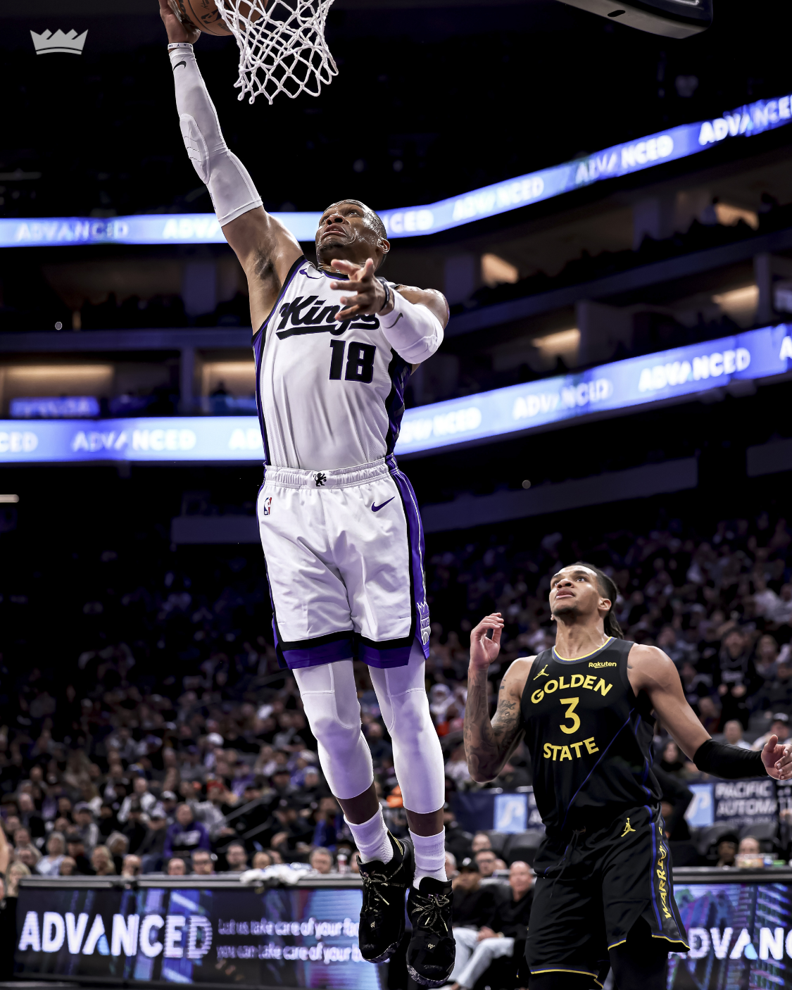 威少23+16+10三双助国王险胜勇士，库明加24+9难救主