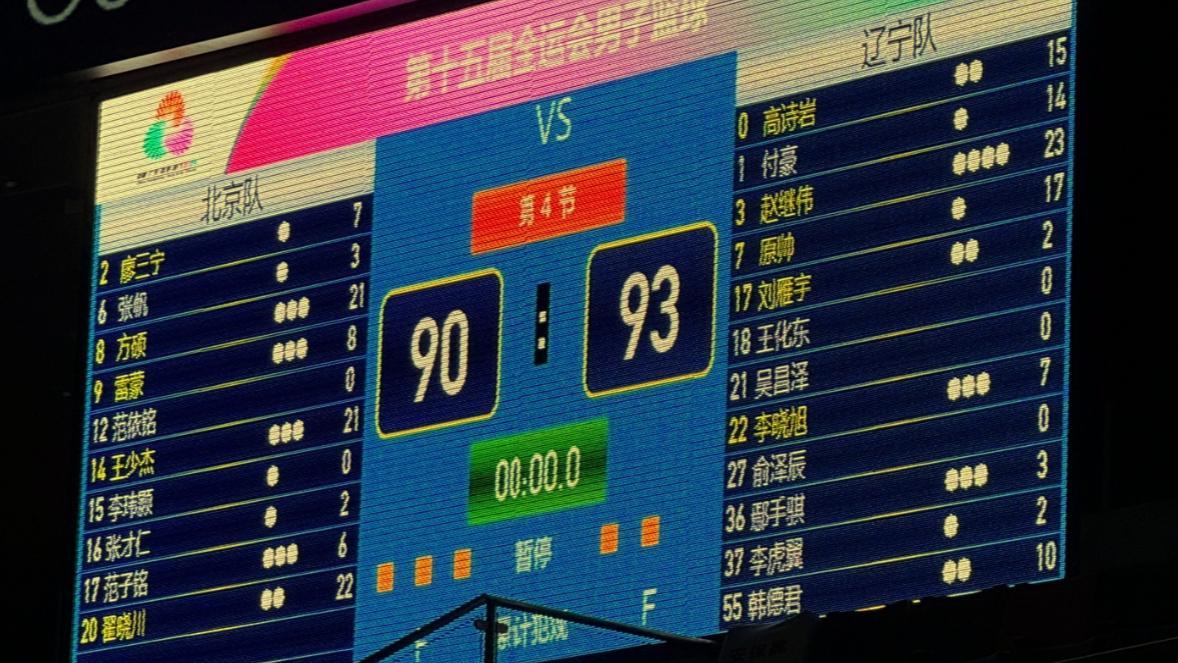 辽篮3分险胜北京队豪取3连胜，赵继伟23+14成关键先生