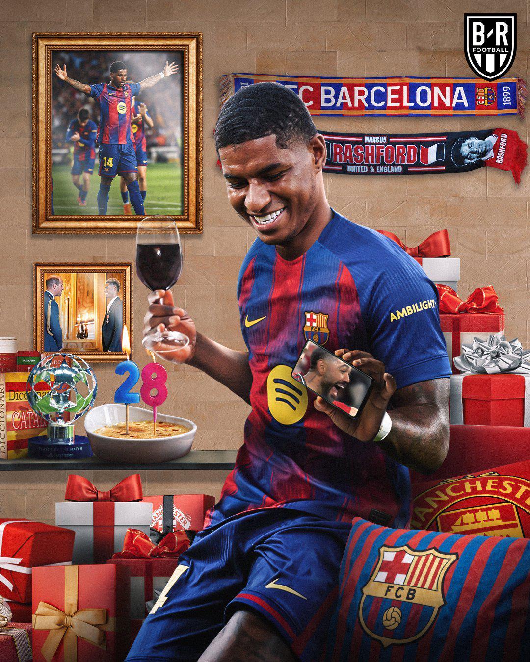 巴萨计划买断拉什福德后转手出售，与曼联展开转会谈判