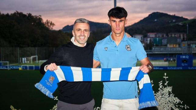 皇家社会续约B队射手王卡雷拉，近期已完成八人续约