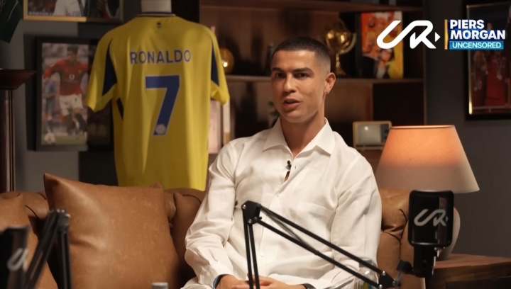 C罗豪言：英超强队单季25球！西甲进球难度远低于沙特联赛