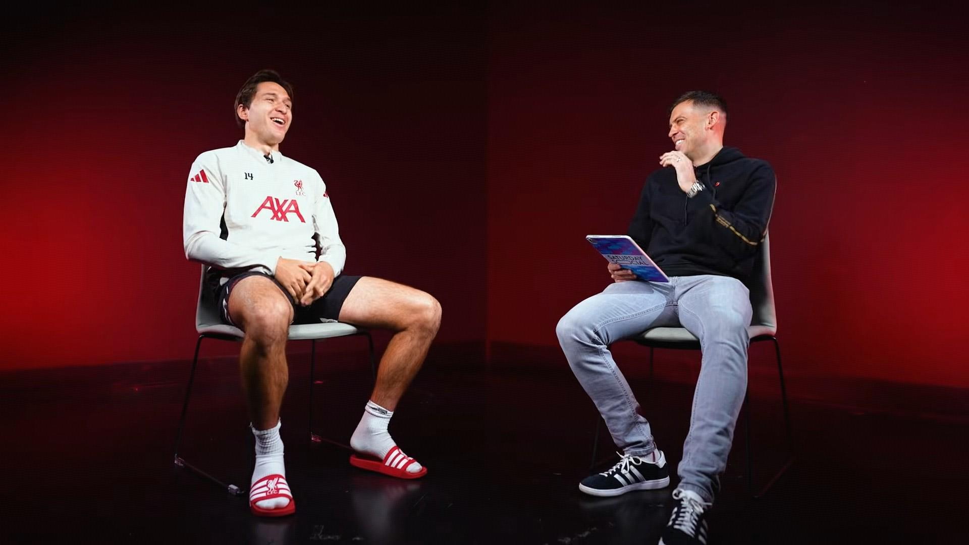 基耶萨专访：马尔蒂尼是意大利历史最佳，弗林蓬成利物浦最快队友