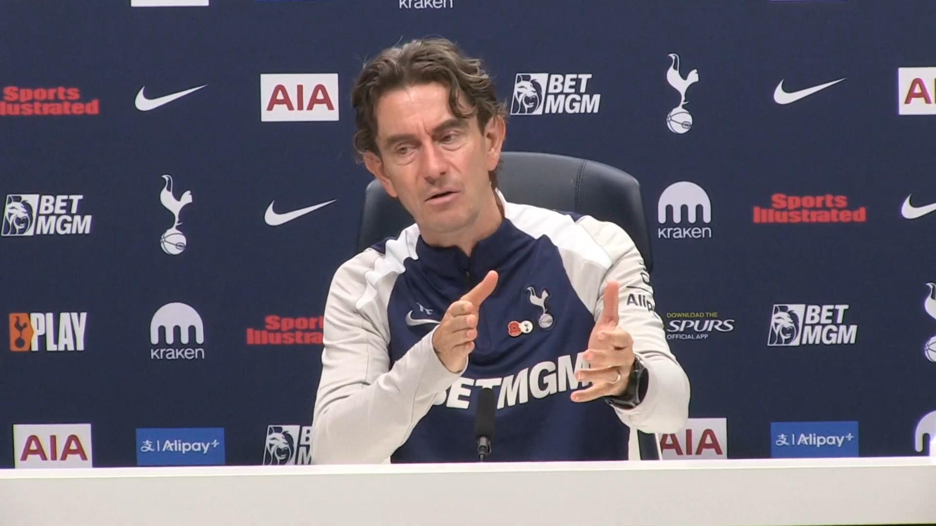 弗兰克确认：索兰克目标国际比赛日后复出，热刺迎战曼联在即