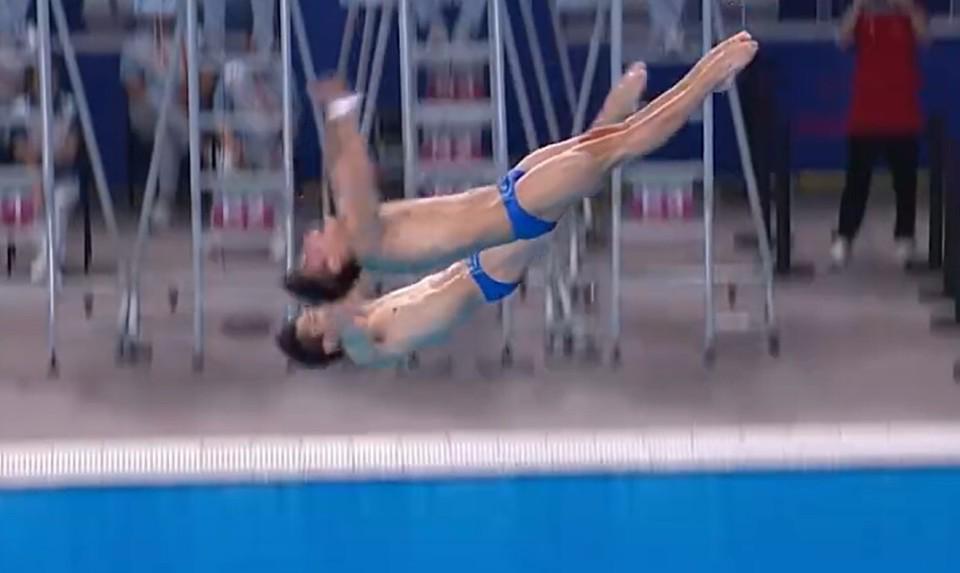 全运会跳水男双3米板：杨昊组合强势夺冠，陈艾森组合摘银