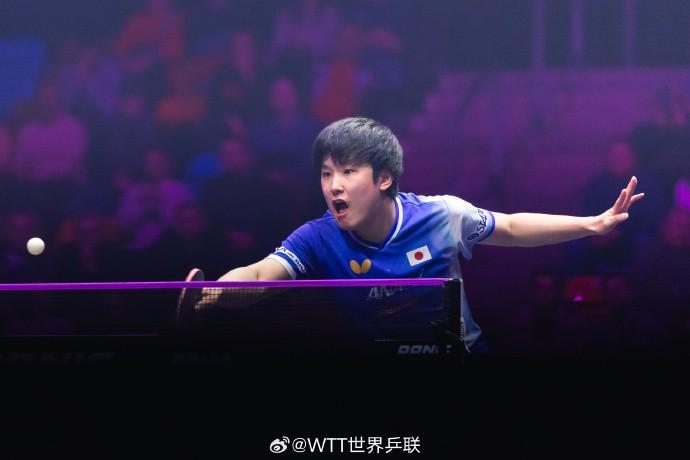 WTT法兰克福赛：张本智和1-3负于奥恰洛夫，止步16强