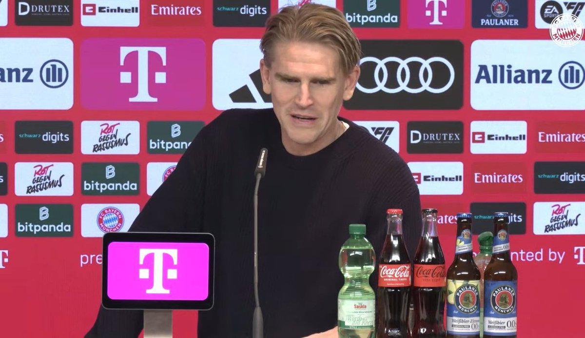 弗罗因德谈拜仁：专注当下不谈三冠王，积极推进于帕续约