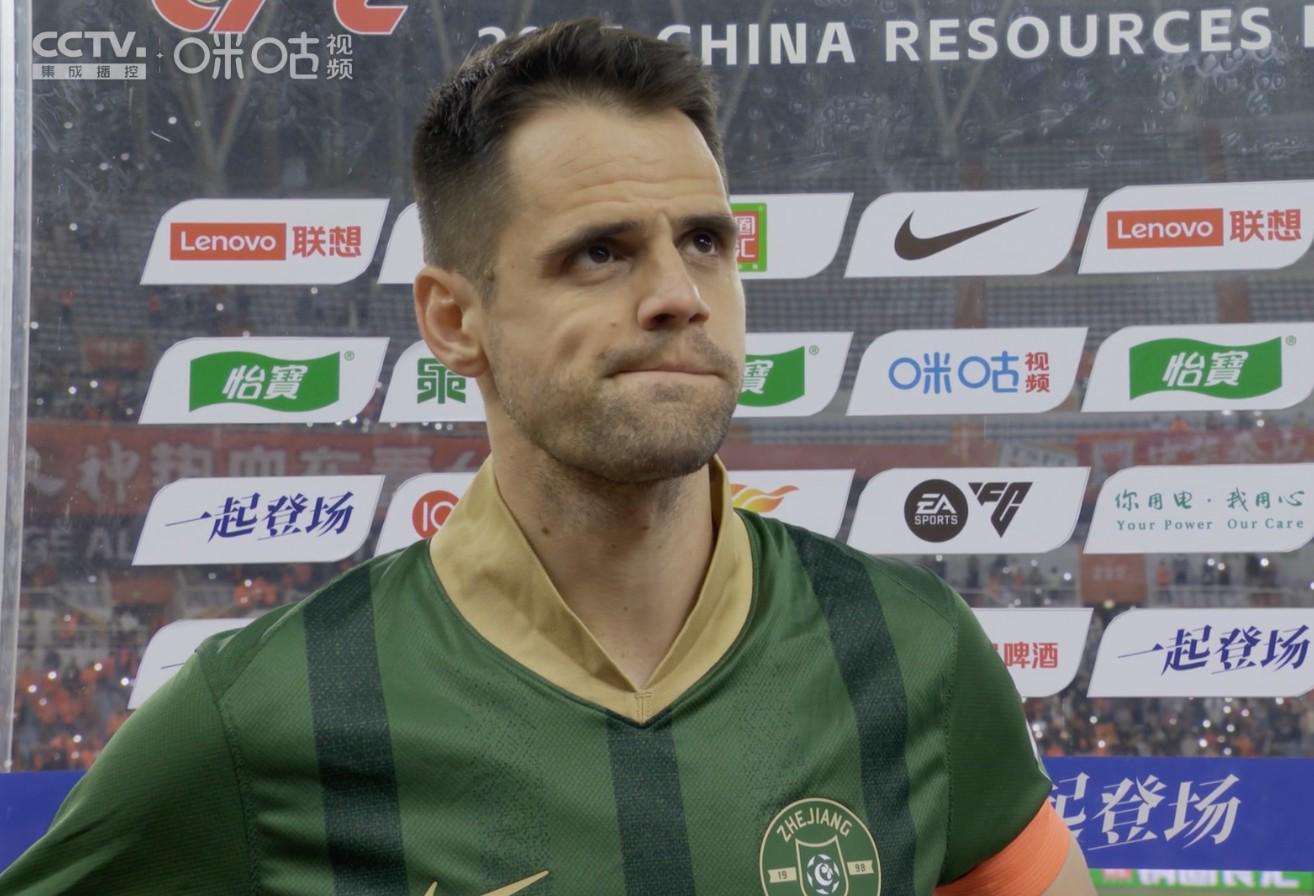 弗兰克告别浙江队：曾盼续战绿茵，遗憾难再同行