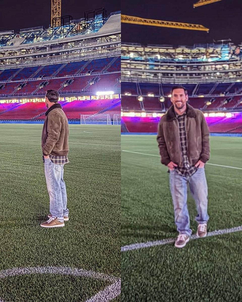 梅西深夜探访诺坎普后赶赴国家队 德保罗同行