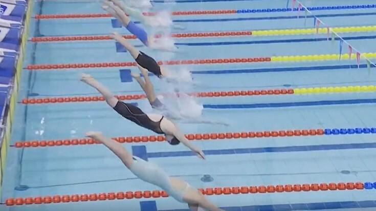 全运会女子200米混：13岁于子迪头名晋级，决赛迎战余依婷