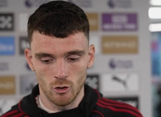 罗伯逊赛后谈范戴克进球被吹：感觉未干扰门将视线