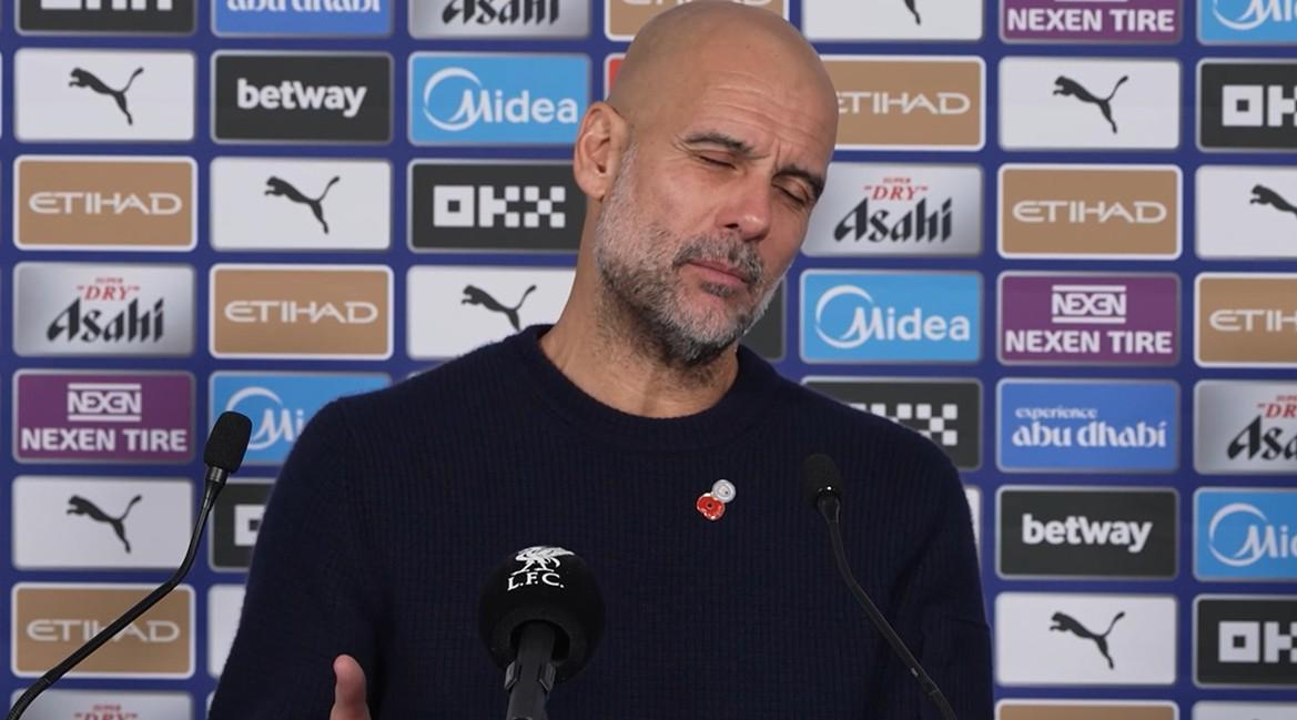 瓜迪奥拉谈阿森纳丢分：全力以赴源于自信与竞争决心