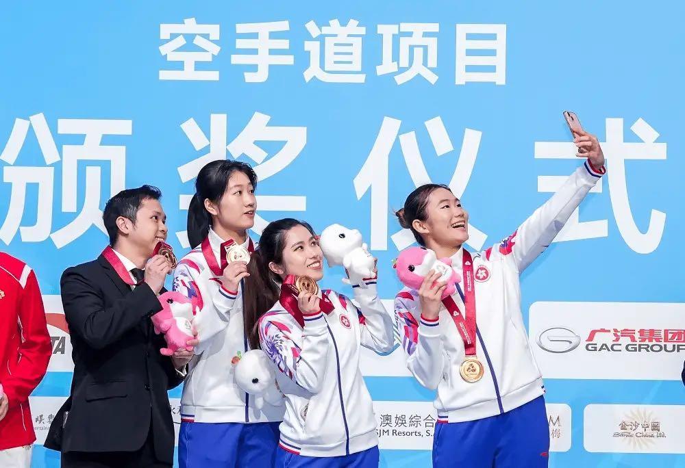 陈晋一妹妹陈樱子率香港队勇夺全运会空手道业余组冠军