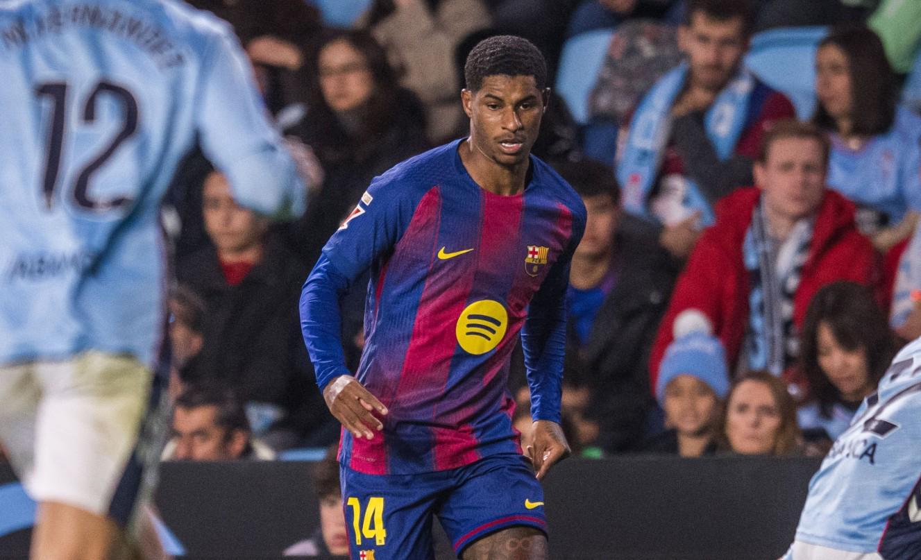 拉什福德西甲战塞尔塔梅开二度助攻，领跑助攻榜成焦点