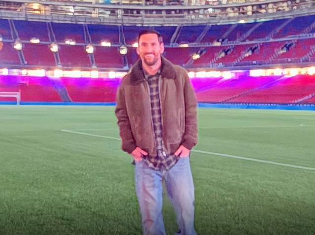 梅西飞行7600公里重返诺坎普 深情寄语：盼未来再归来