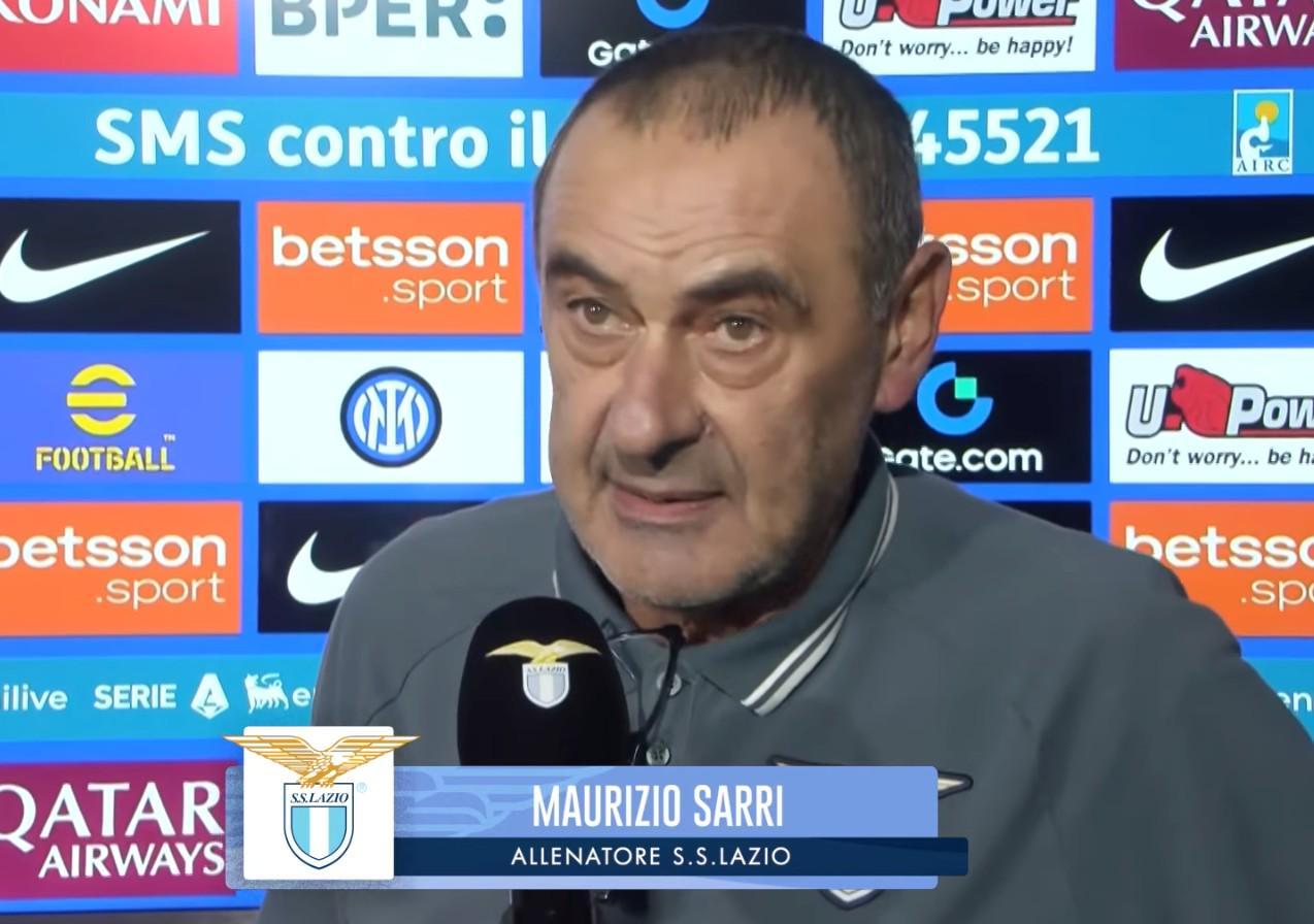 萨里谈拉齐奥0-2负国米：裁判未影响结果，国米实力使然