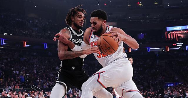 唐斯28+12布伦森19+7 尼克斯德比战狂胜篮网喜提四连胜