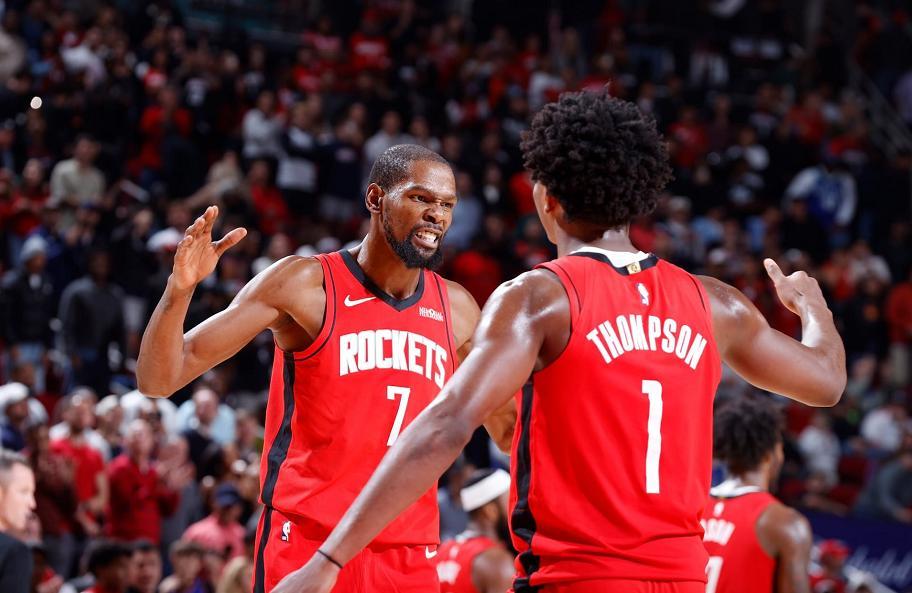 杜兰特31分率火箭逆转雄鹿，申京准三双字母哥空砍37分