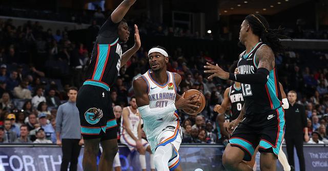 亚历山大35+7霍姆格伦21+7 雷霆19分大逆转力克灰熊