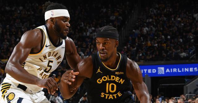 巴特勒21+9库里缺阵 勇士主场大胜步行者止连败