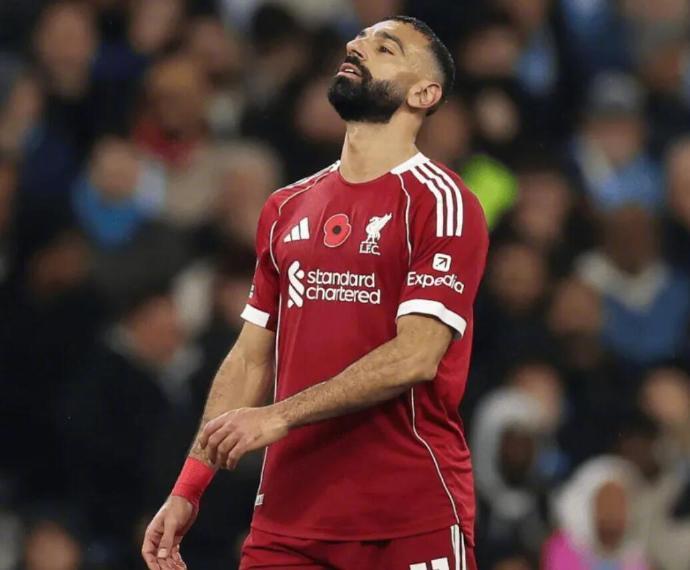 利物浦0-3负曼城：萨拉赫状态低迷，或步C罗后尘？