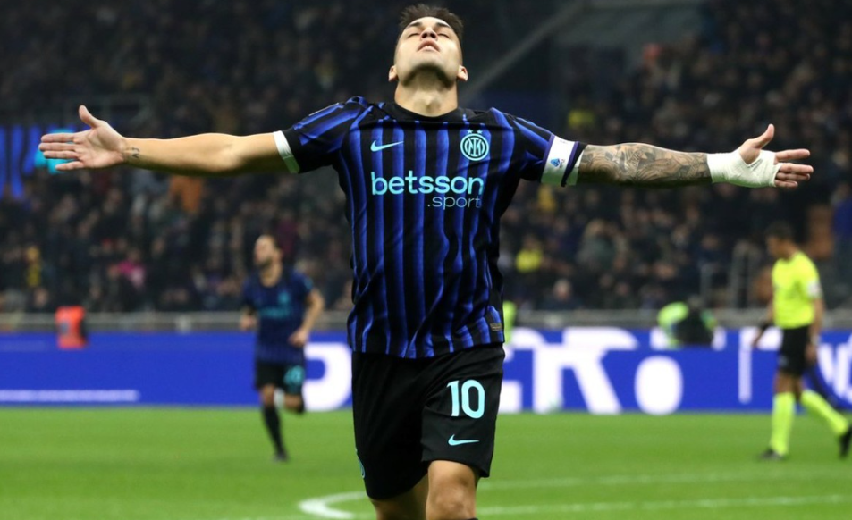 国米2-0胜拉齐奥，劳塔罗闪击破门创7年意甲进球上双纪录