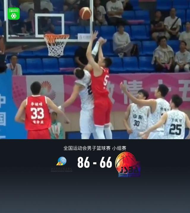 山东男篮86-66大胜江苏晋级八强，李祥波19分王岚嵚15+5