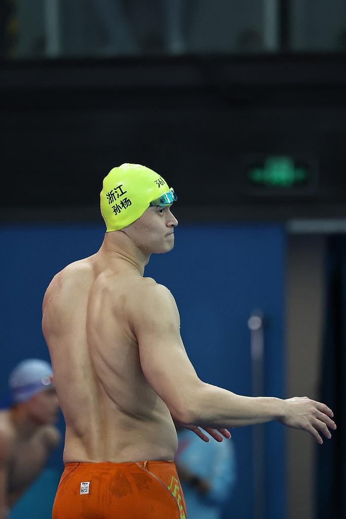 孙杨复出51个月后全运会首战 400米自由泳决赛获第六名