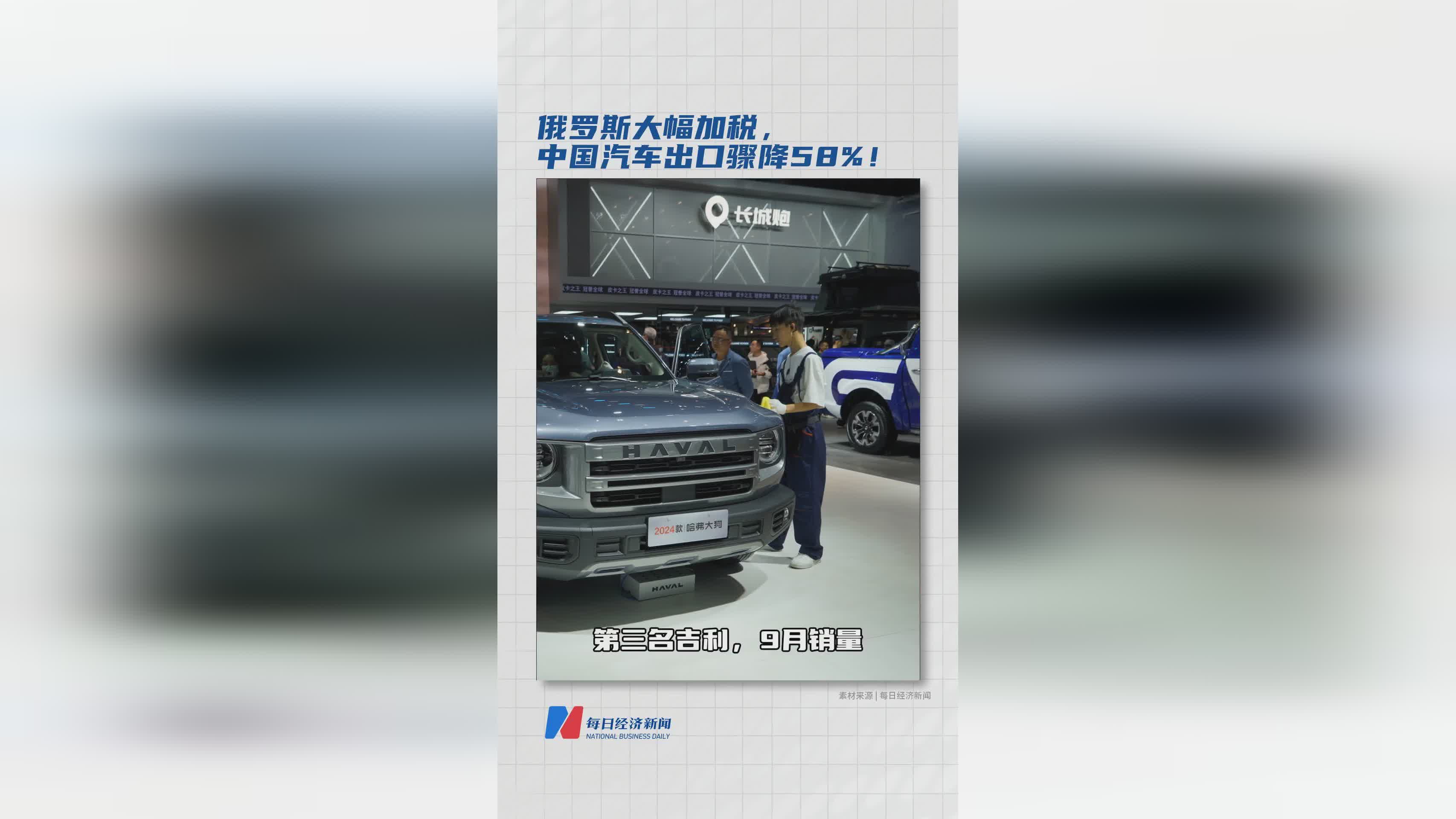 俄罗斯加税冲击：中国汽车出口量暴跌58%的深层原因