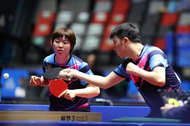 陈垣宇/蒯曼进全运乒乓球混双四强