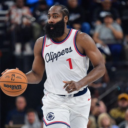 哈登尽力了！35+10+11难救主，快船惜败老鹰，替补奇兵轰8记三分